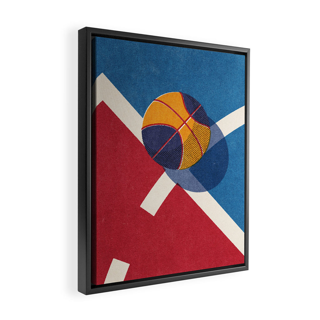 BALLS - Basketball - Street - II Framed Canvas Print Gallery Image 2