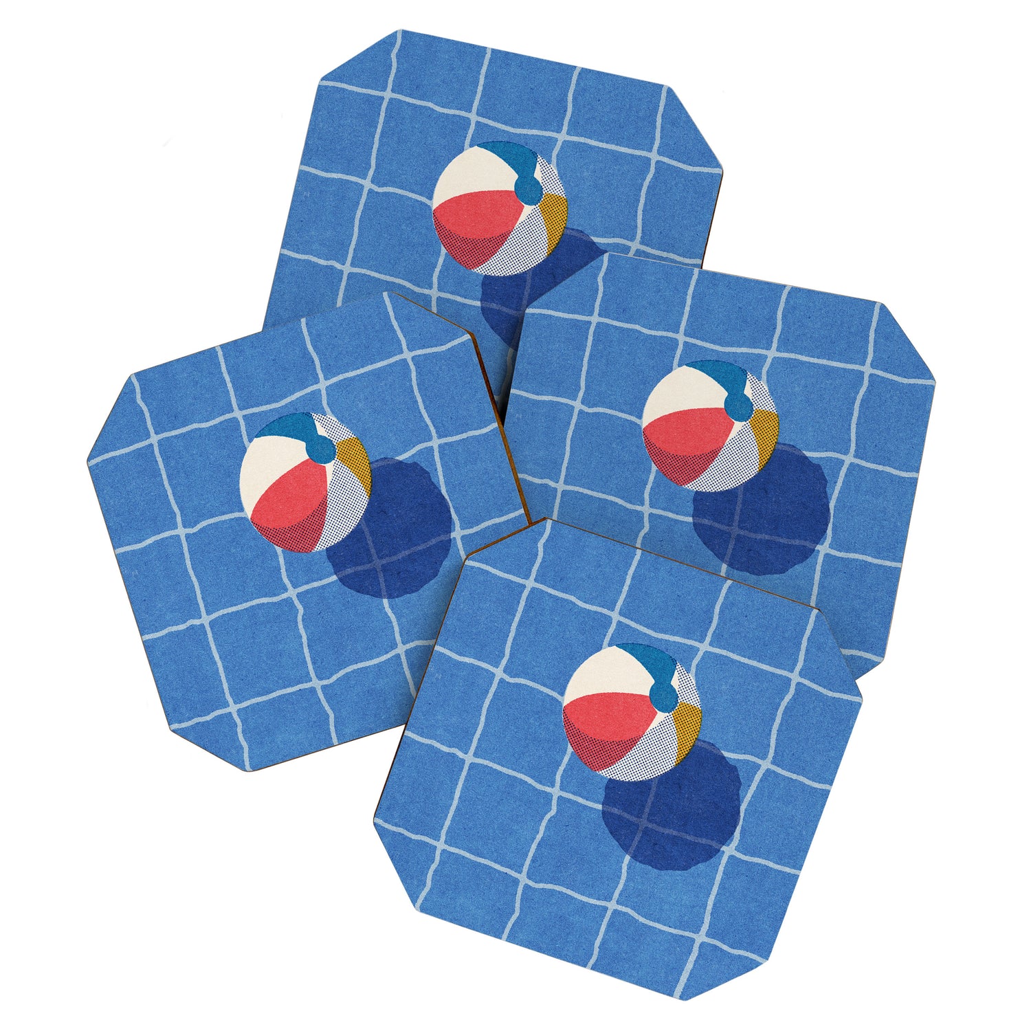 BALLS / Beach Ball I Coaster Gallery Image 1