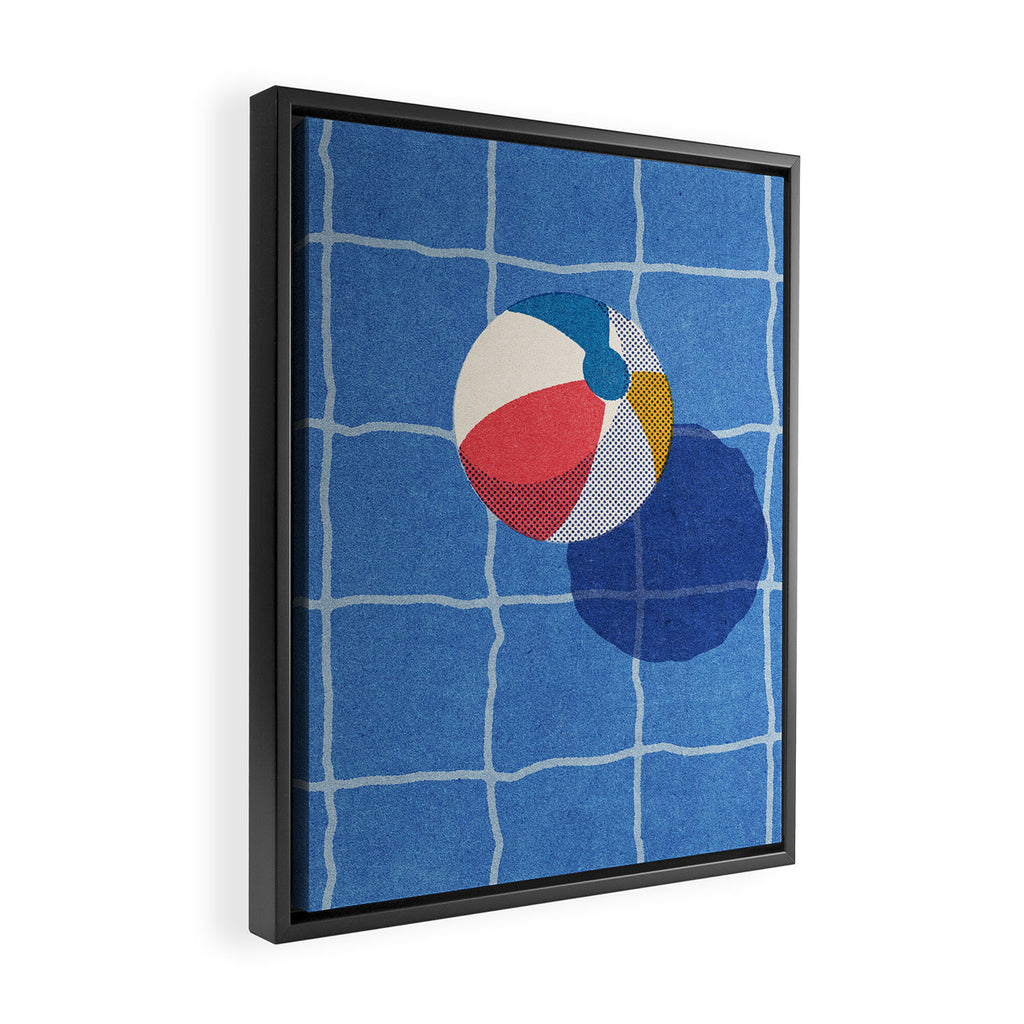 BALLS / Beach Ball I Framed Canvas Print Gallery Image 2