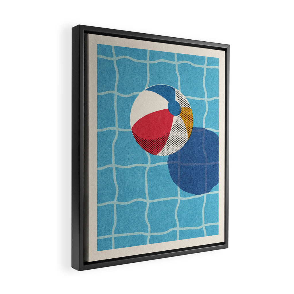 BALLS - Beach Ball - II b Framed Canvas Print Gallery Image 2