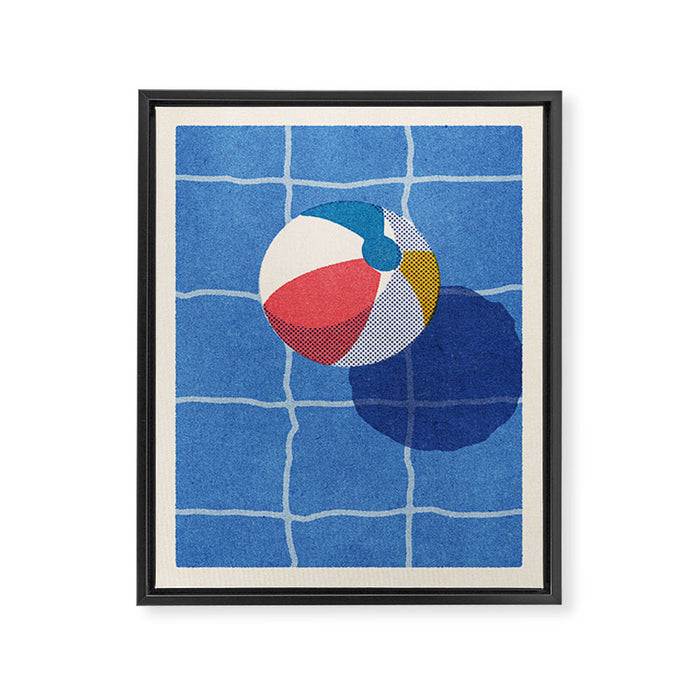 BALLS / Beach Ball II Framed Canvas Print Gallery Image 1