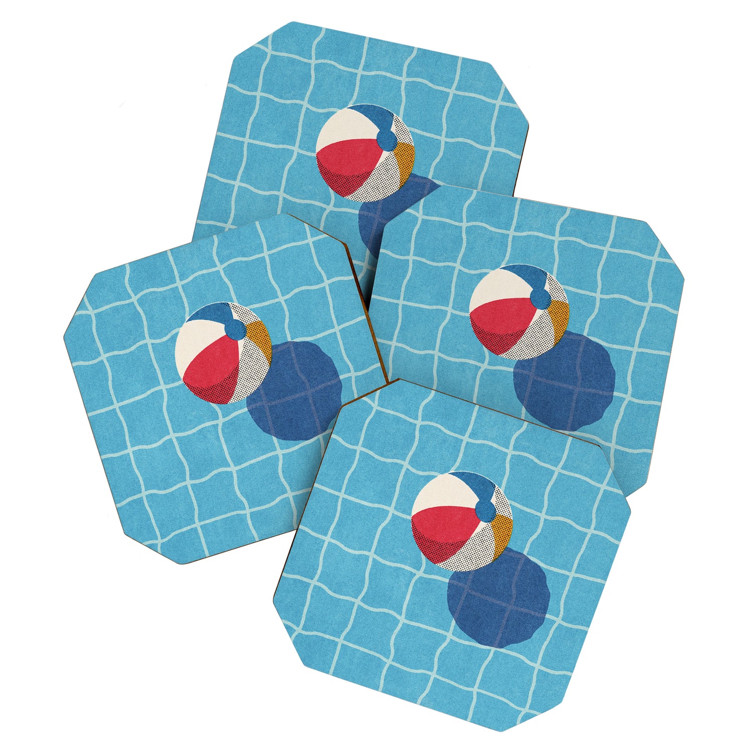 BALLS - Beach Ball - II Coaster Gallery Image 1
