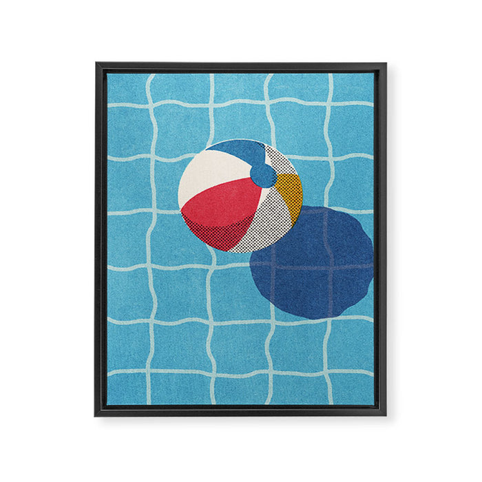BALLS - Beach Ball - II Framed Canvas Print Gallery Image 1