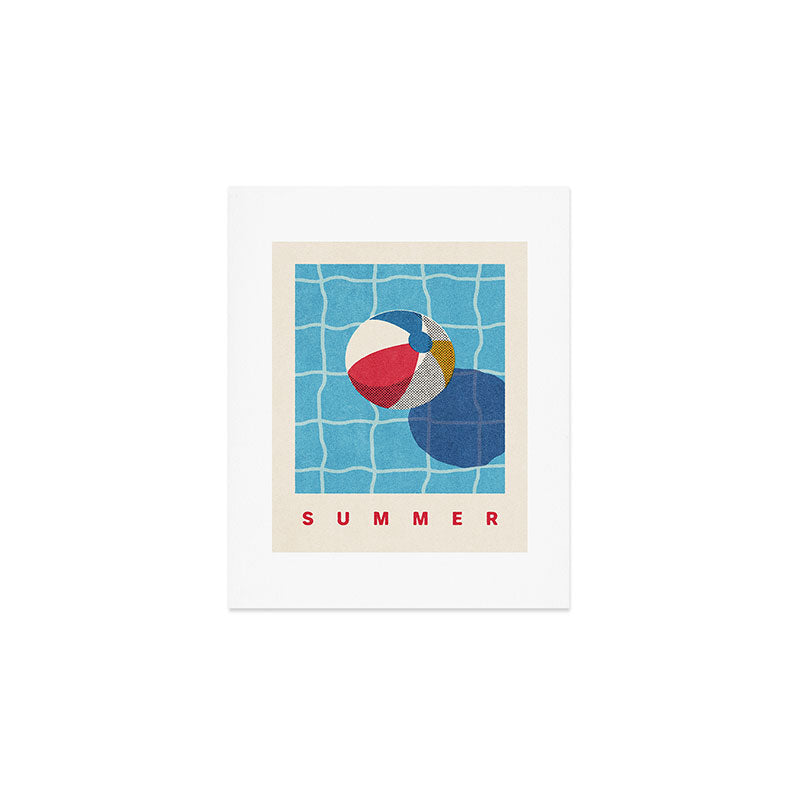 BALLS - Beach Ball - Summer Art Print Gallery Image 1