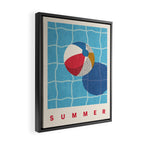 BALLS - Beach Ball - Summer Framed Canvas Print Gallery Image 2