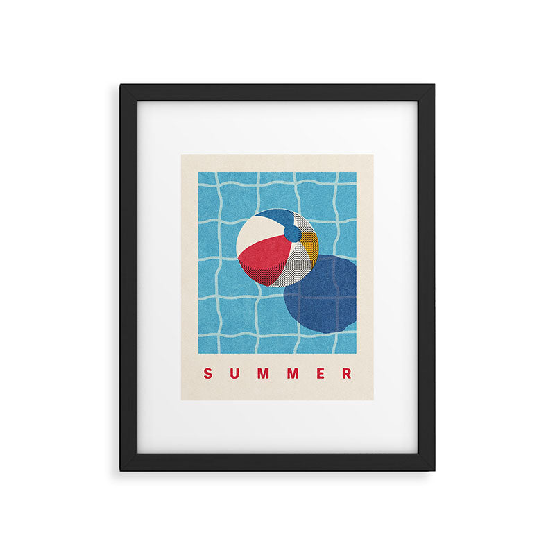 BALLS - Beach Ball - Summer Framed Art Print Gallery Image 5