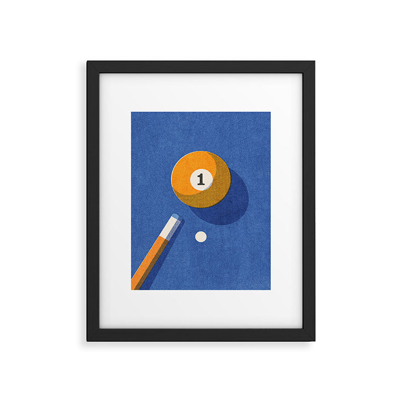 BALLS / Billiards - ball 1 I Framed Art Print Gallery Image 5