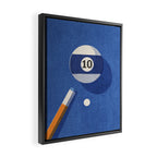 BALLS / Billiards - ball 10 I Framed Canvas Print Gallery Image 2