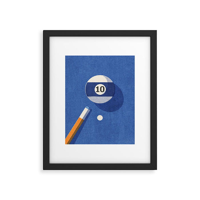 BALLS / Billiards - ball 10 I Framed Art Print Gallery Image 1