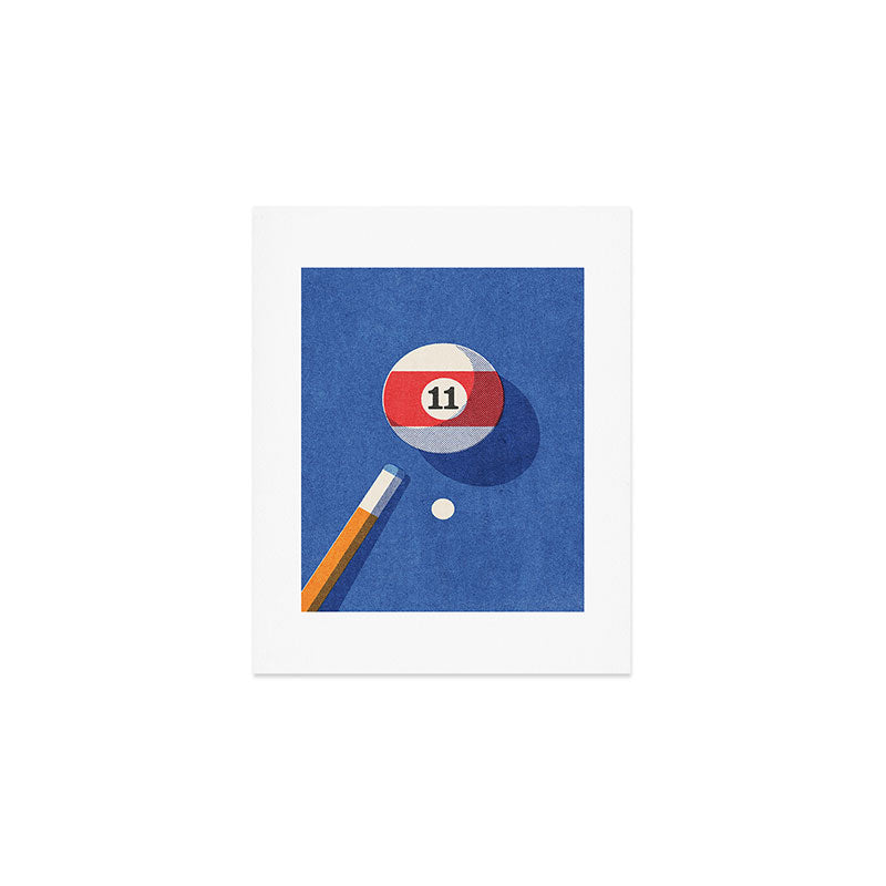 BALLS / Billiards - ball 11 I Art Print Gallery Image 1