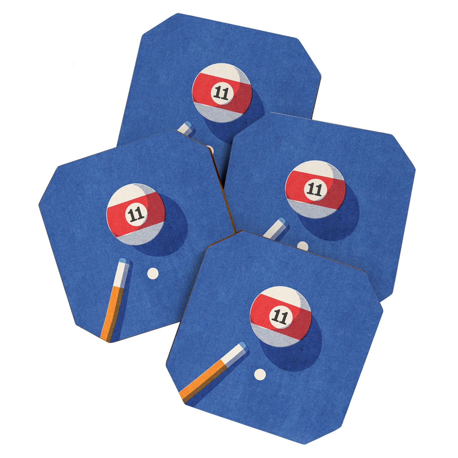 BALLS / Billiards - ball 11 I Coaster Gallery Image 1