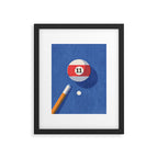 BALLS / Billiards - ball 11 I Framed Art Print Gallery Image 5