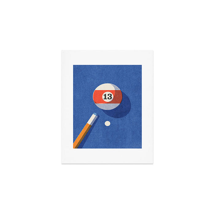 BALLS / Billiards - ball 13 I Art Print Gallery Image 1