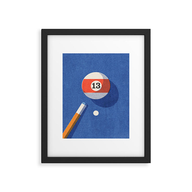 BALLS / Billiards - ball 13 I Framed Art Print Gallery Image 5