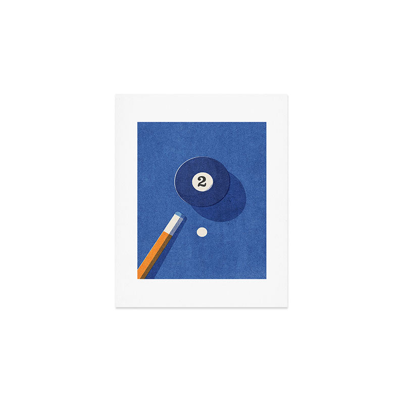 BALLS / Billiards - ball 2 I Art Print Gallery Image 1