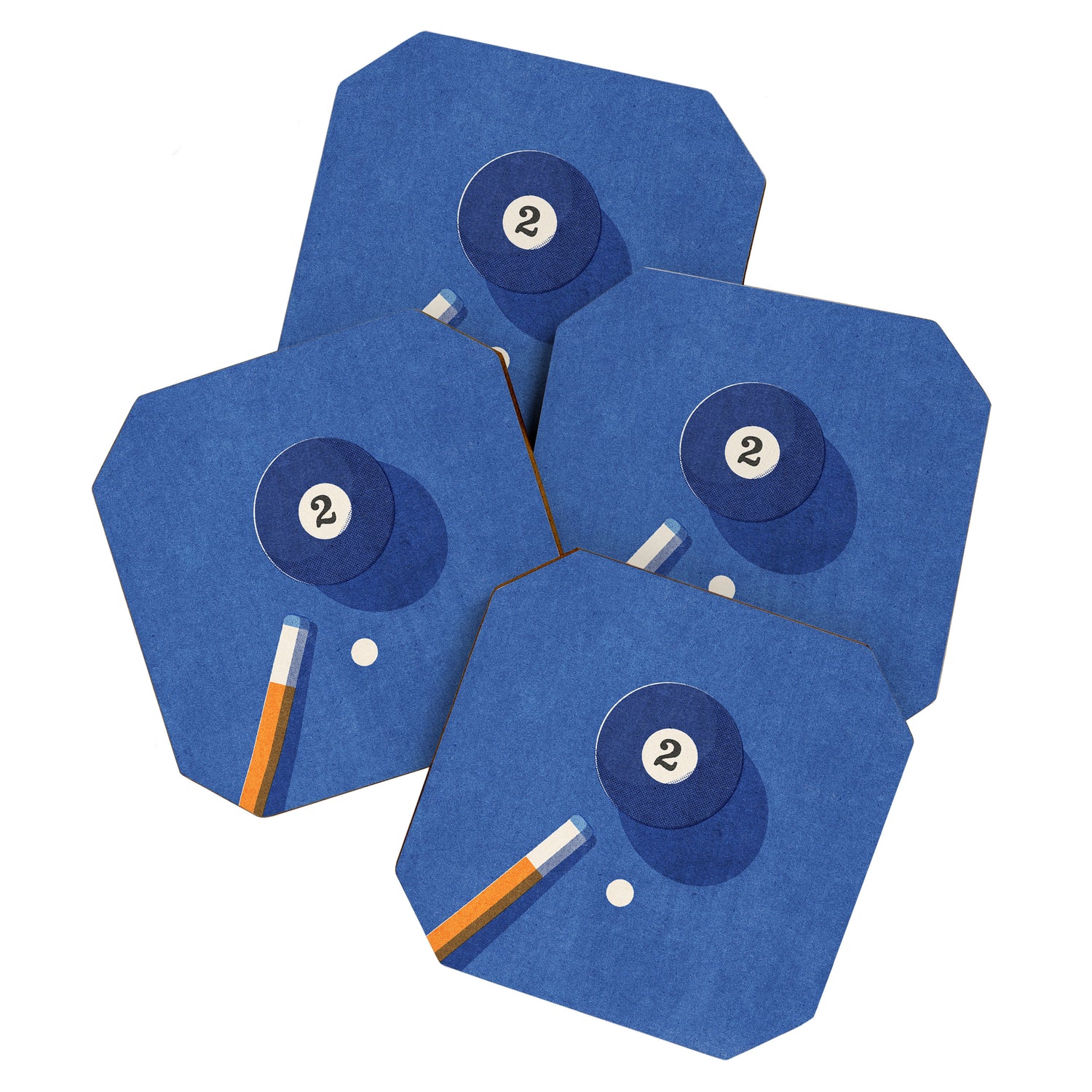 BALLS / Billiards - ball 2 I Coaster Gallery Image 1