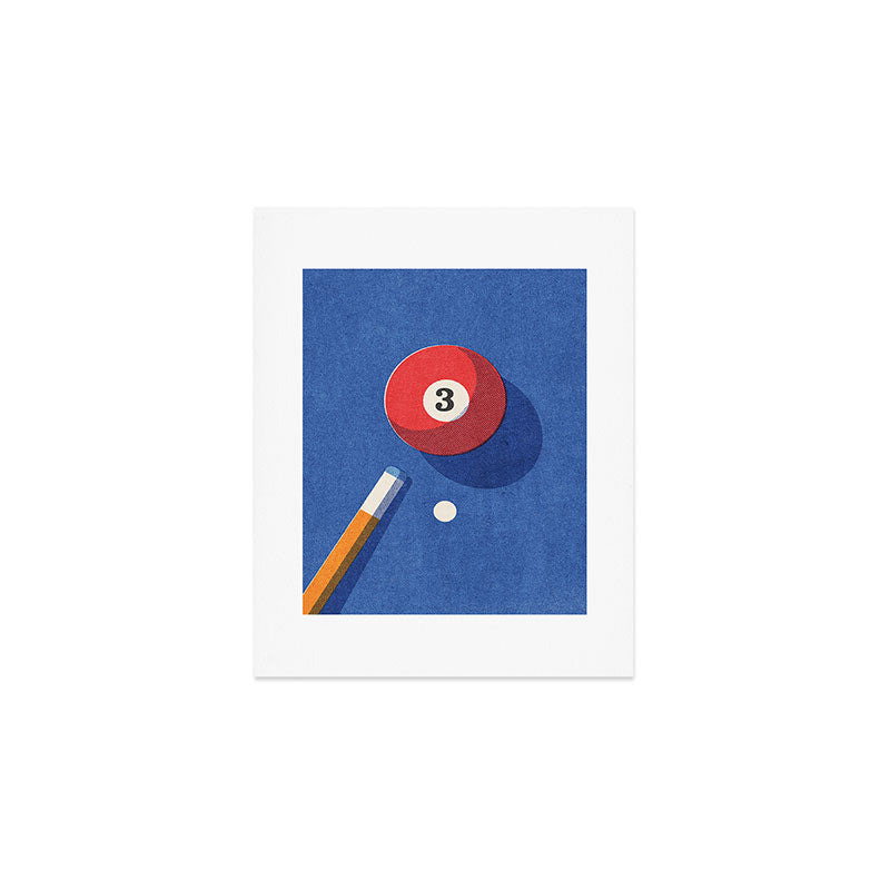 BALLS / Billiards - ball 3 I Art Print Gallery Image 1