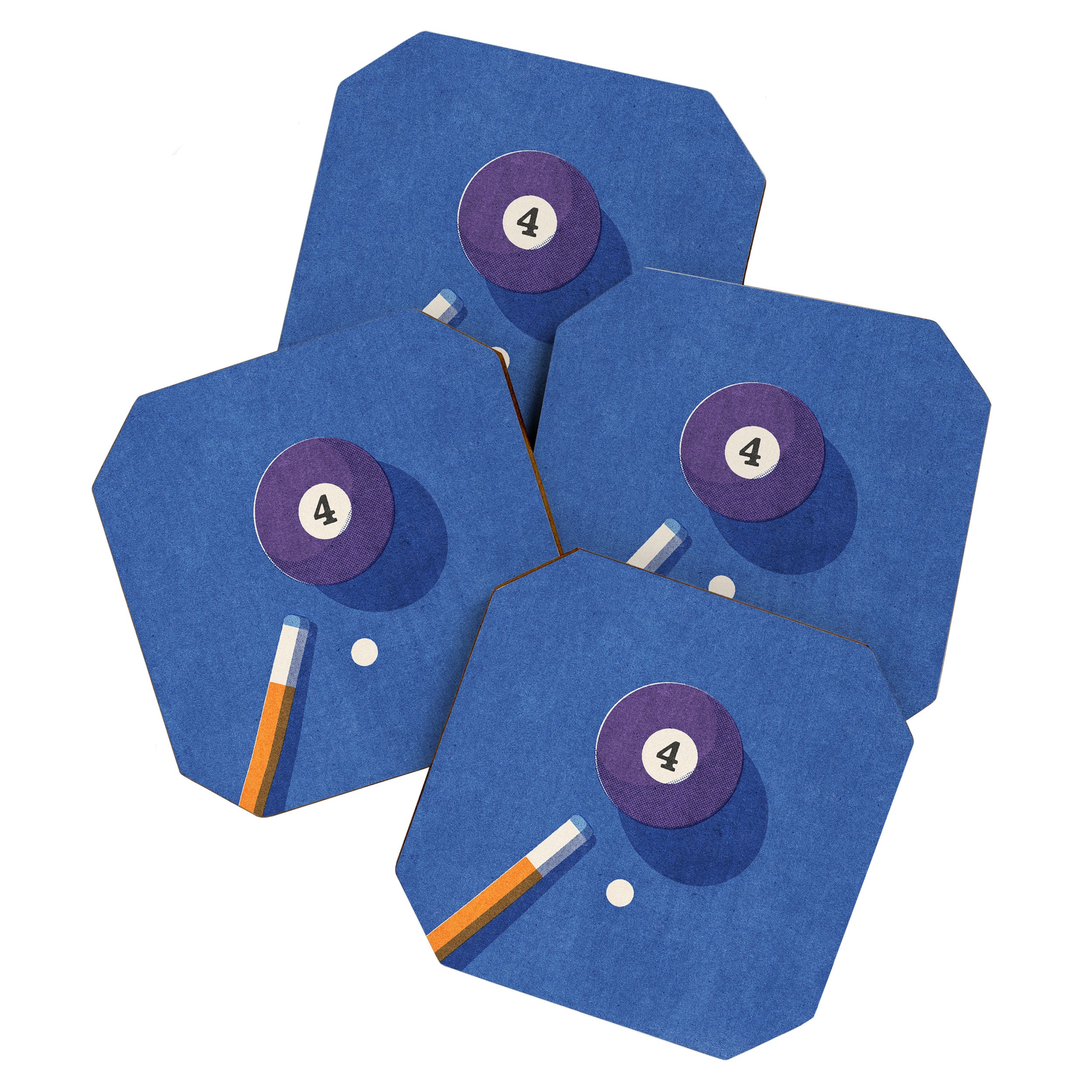BALLS / Billiards - ball 4 I Coaster Gallery Image 1