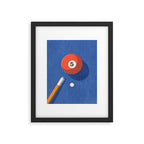 BALLS / Billiards - ball 5 I Framed Art Print Gallery Image 5