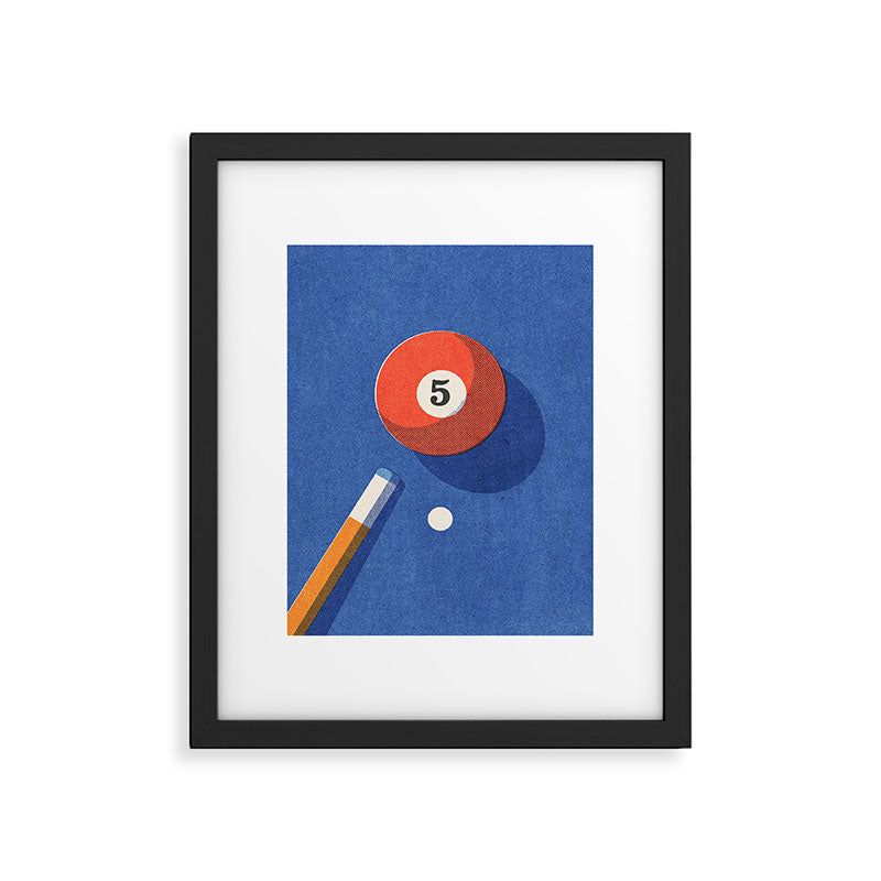 BALLS / Billiards - ball 5 I Framed Art Print Gallery Image 5