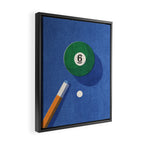 BALLS / Billiards - ball 6 I Framed Canvas Print Gallery Image 2