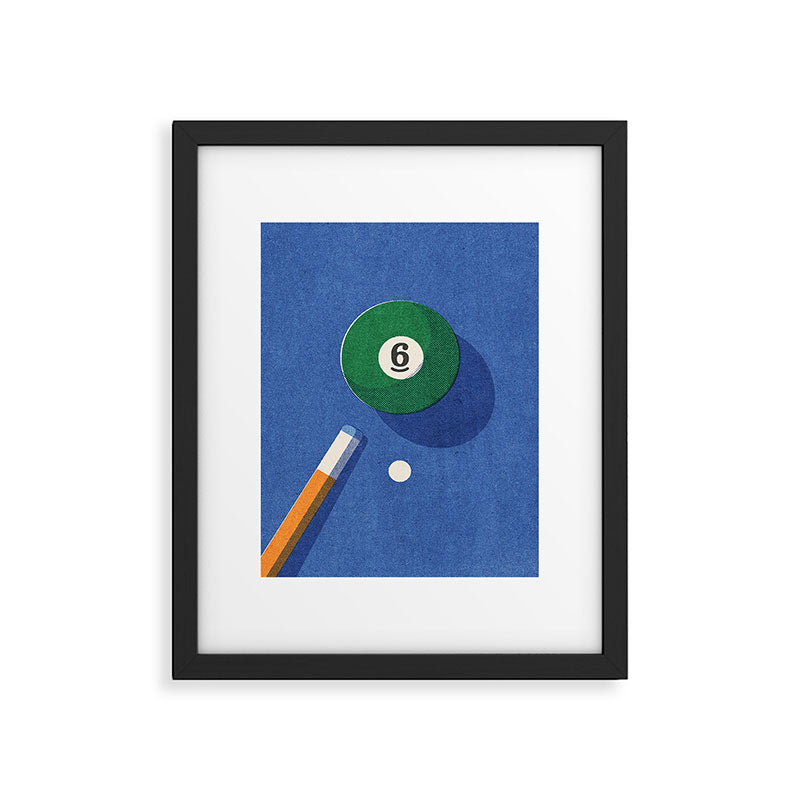 BALLS / Billiards - ball 6 I Framed Art Print Gallery Image 5