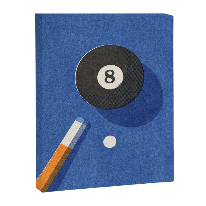 BALLS / Billiards - ball 8 I Canvas Print Gallery Image 1