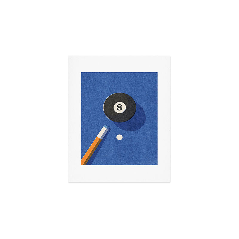 BALLS / Billiards - ball 8 I Art Print Gallery Image 1