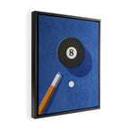BALLS / Billiards - ball 8 I Framed Canvas Print Gallery Image 2
