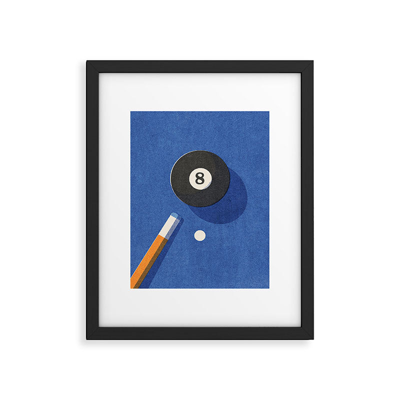 BALLS / Billiards - ball 8 I Framed Art Print Gallery Image 5