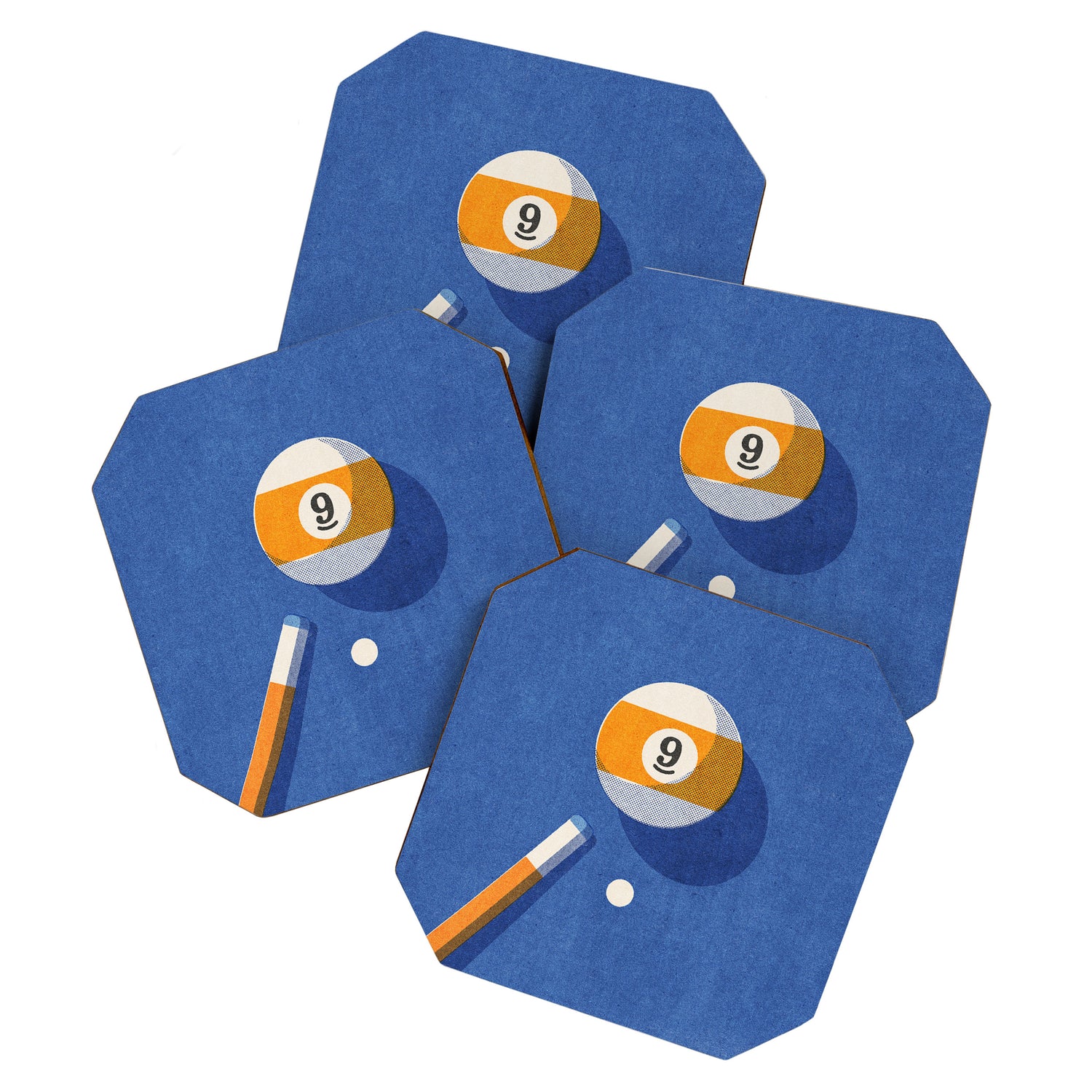 BALLS / Billiards - ball 9 I Coaster Gallery Image 1