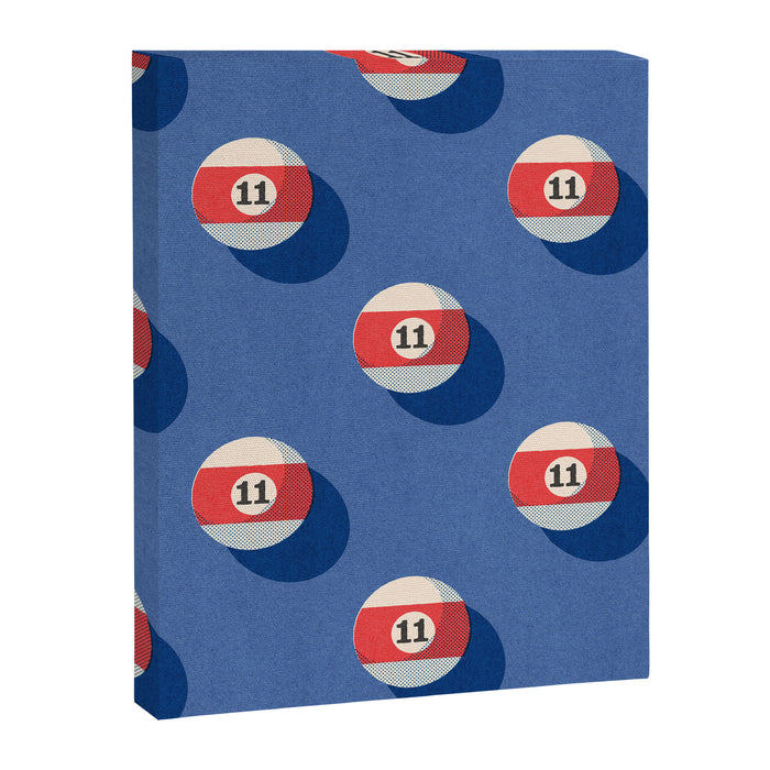 BALLS Billiards - pattern Canvas Print Gallery Image 1