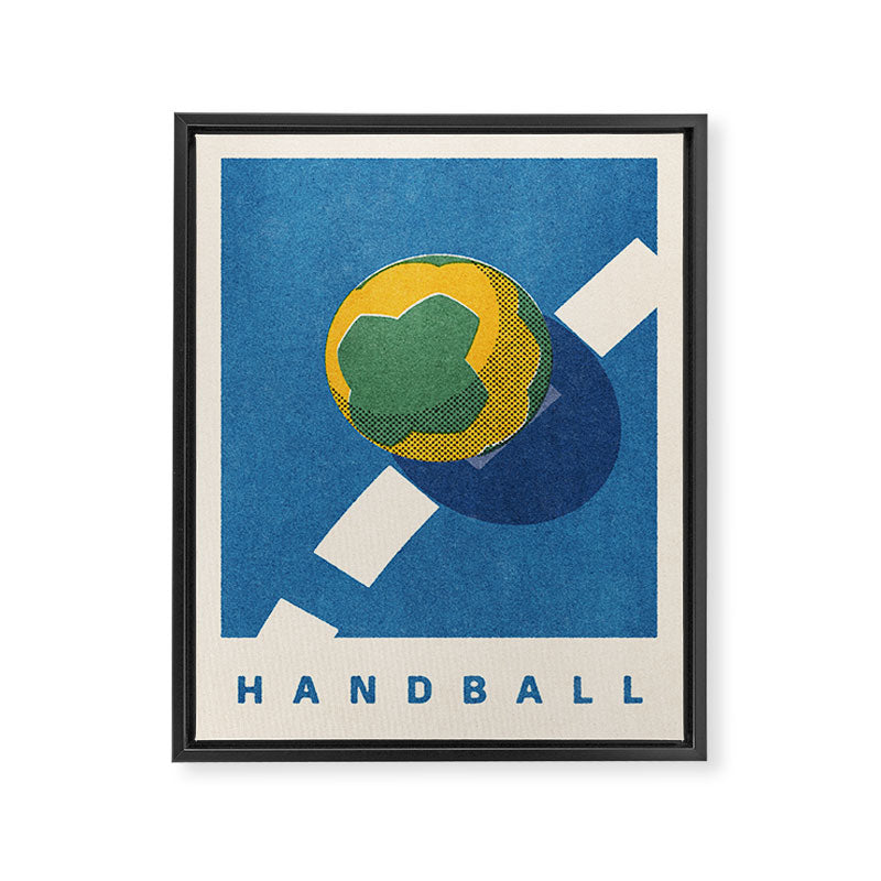 BALLS - Handball - Summer Games Framed Canvas Print Gallery Image 6