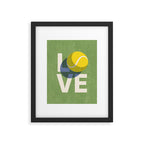 BALLS - Love Tennis - Grass Court Framed Art Print Gallery Image 6