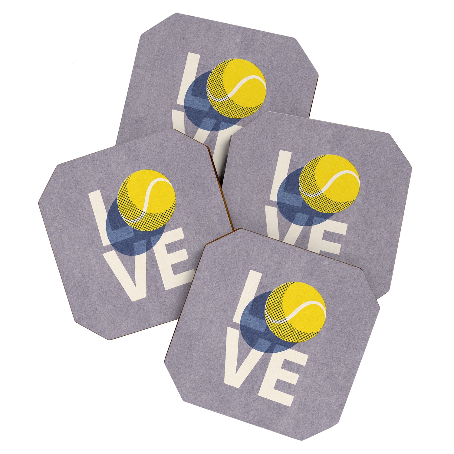BALLS - Love Tennis - Lavender Coaster Gallery Image 1