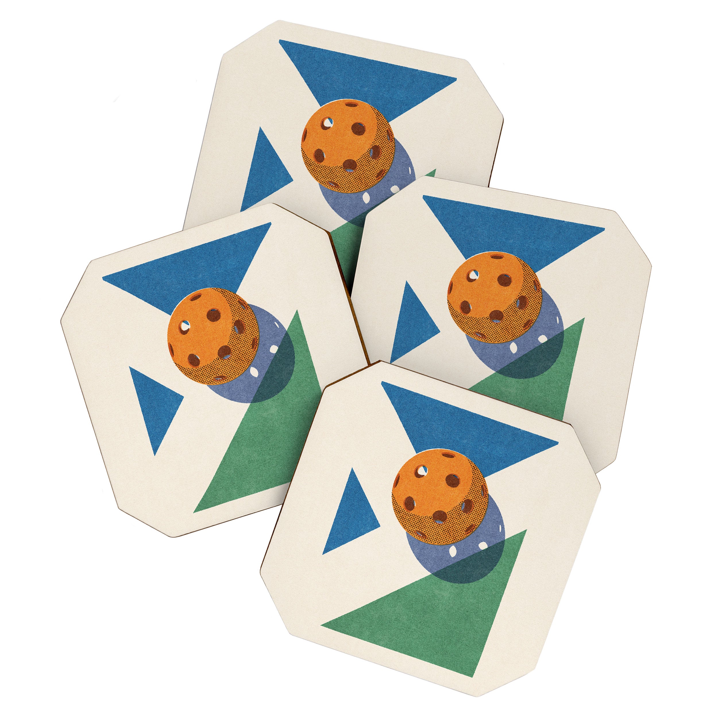 BALLS - Pickleball - II b Coaster Gallery Image 1