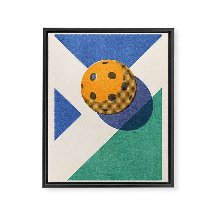 BALLS / Pickleball II Framed Canvas Print Gallery Image 1