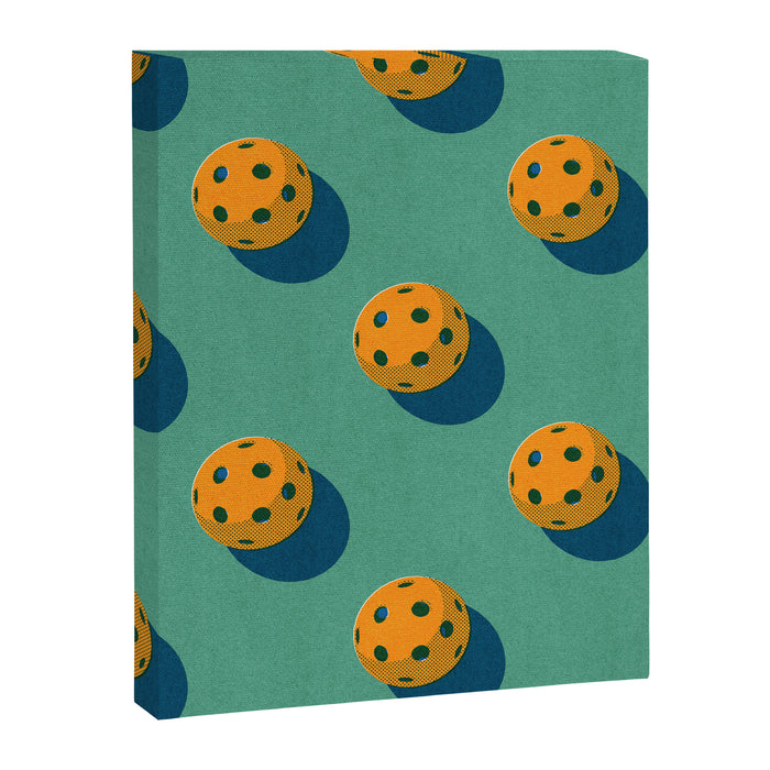 BALLS Pickleball - pattern Canvas Print Gallery Image 1