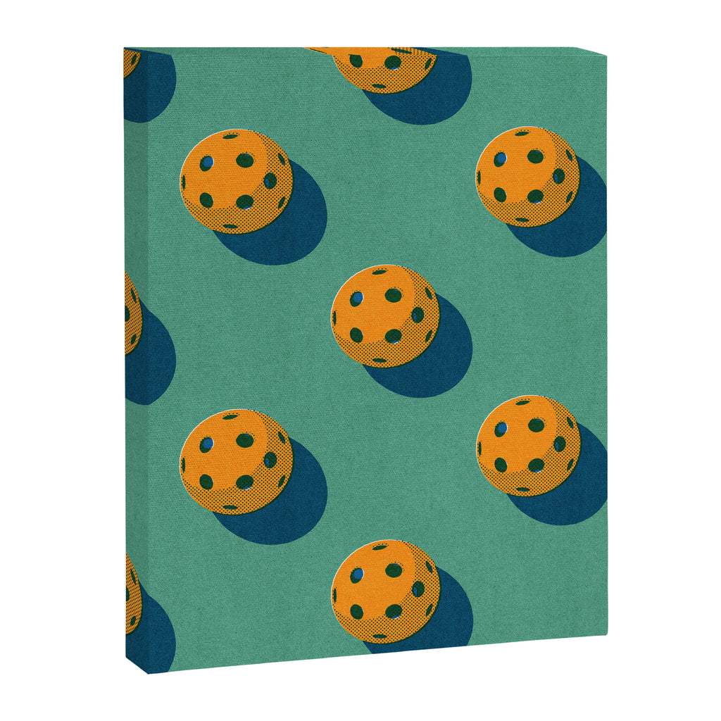 BALLS Pickleball - pattern Canvas Print Gallery Image 6