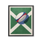BALLS - Rugby - II b Framed Canvas Print Gallery Image 6
