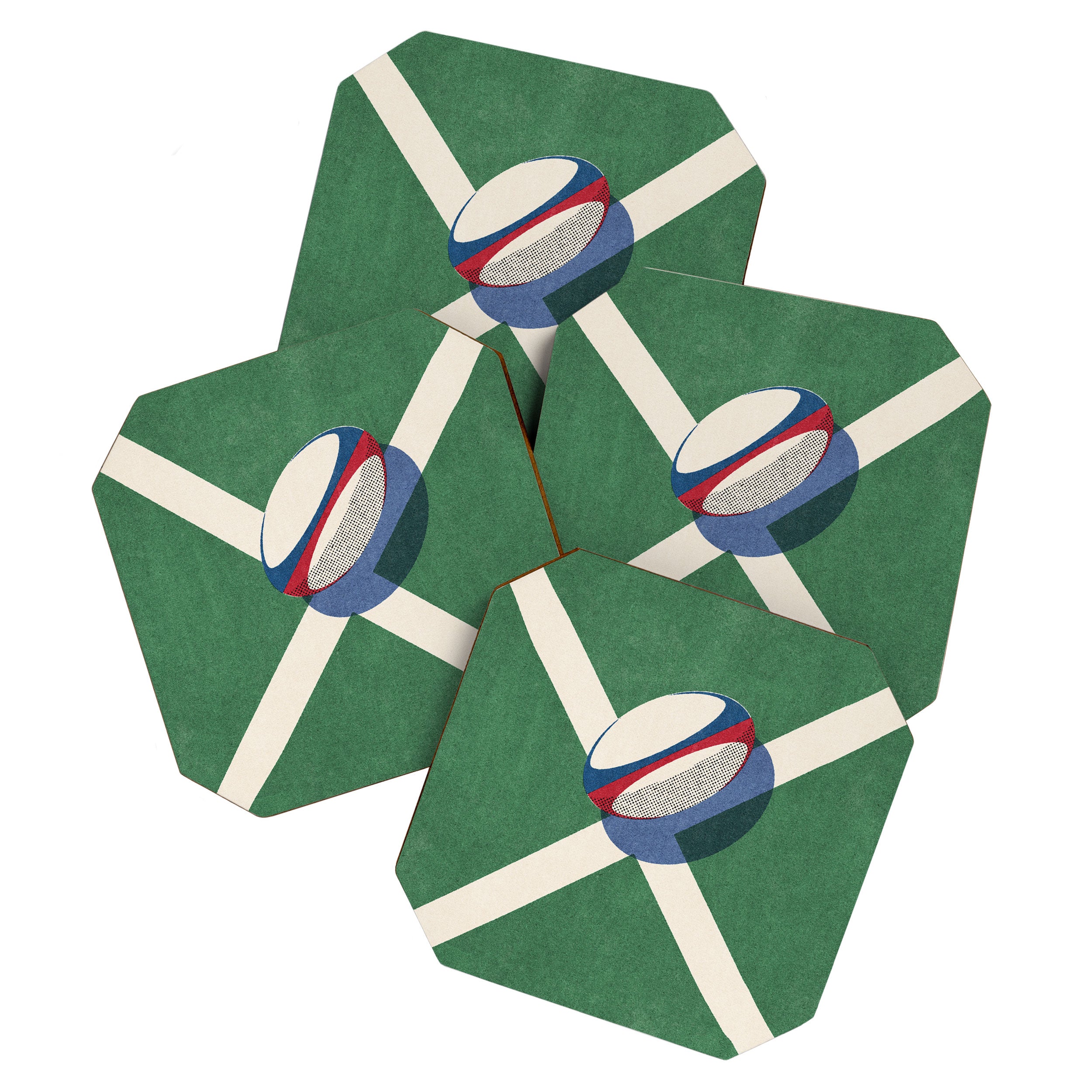 BALLS - Rugby - II Coaster Gallery Image 1