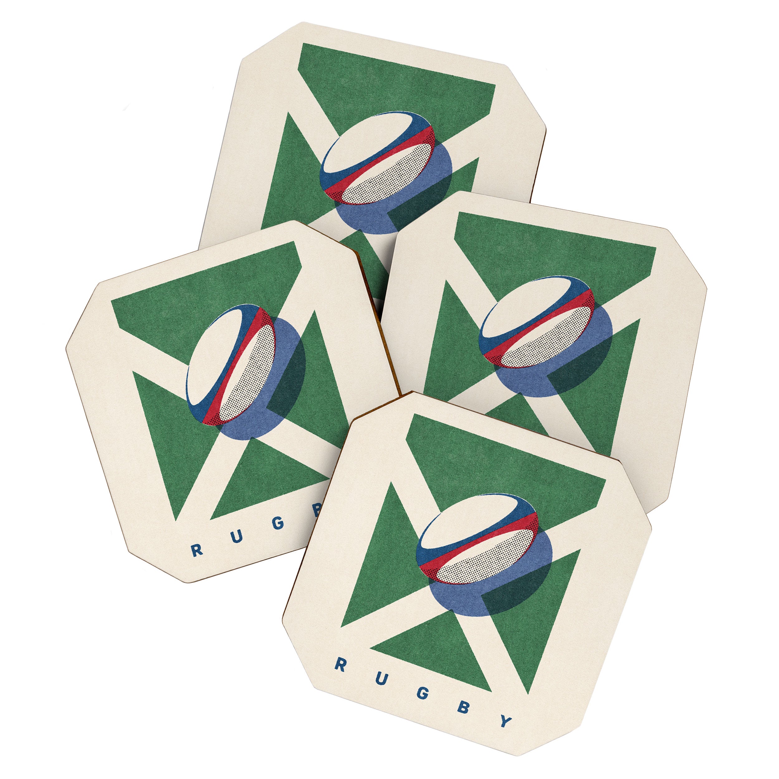 BALLS - Rugby - Summer Games Coaster Gallery Image 1