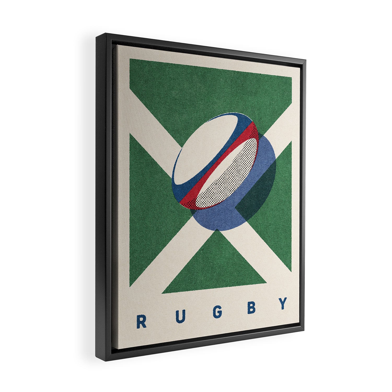 BALLS - Rugby - Summer Games Framed Canvas Print Gallery Image 2