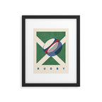 BALLS - Rugby - Summer Games Framed Art Print Gallery Image 6