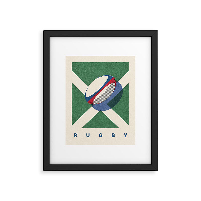 BALLS - Rugby - Summer Games Framed Art Print Gallery Image 6