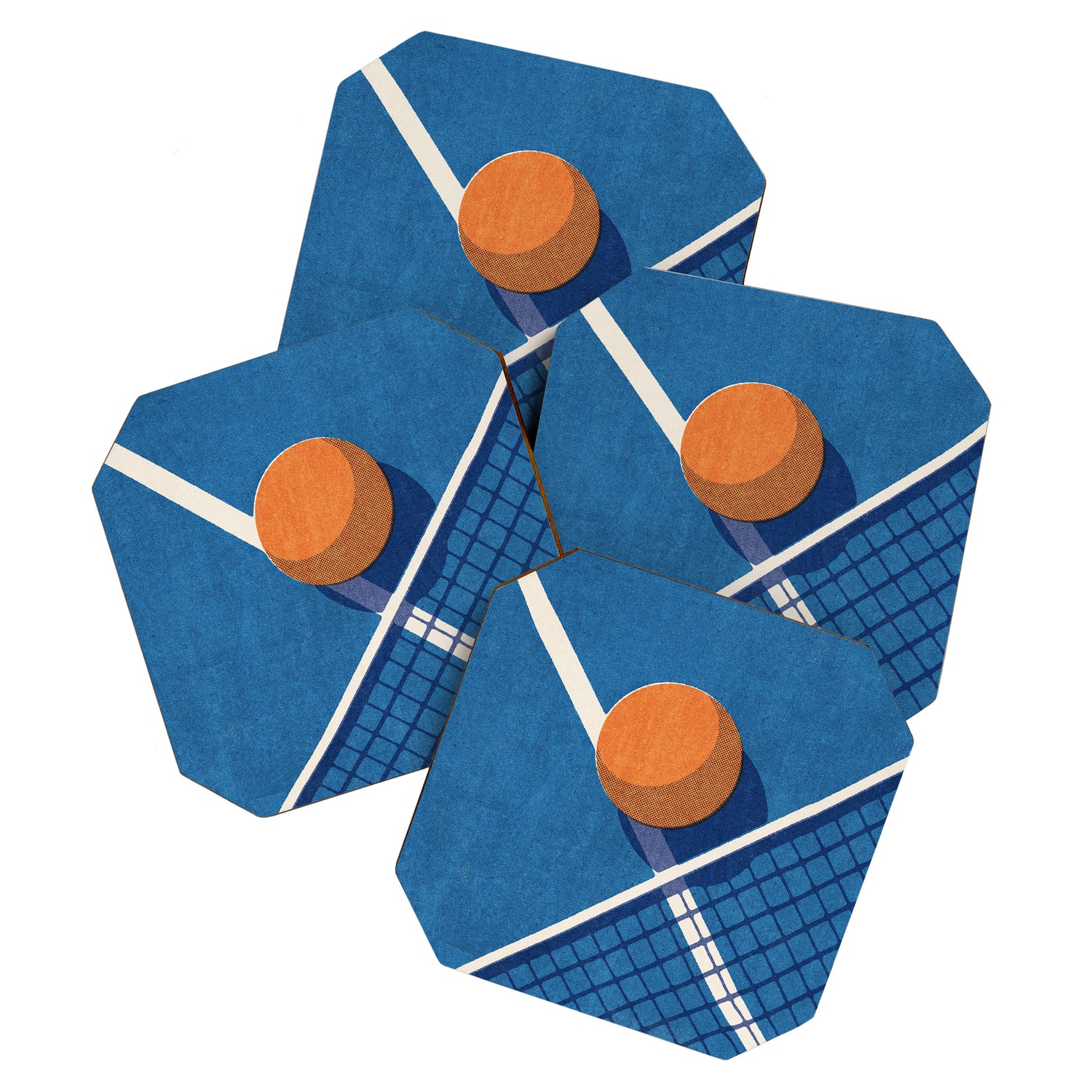 BALLS / Table Tennis II Coaster Gallery Image 1