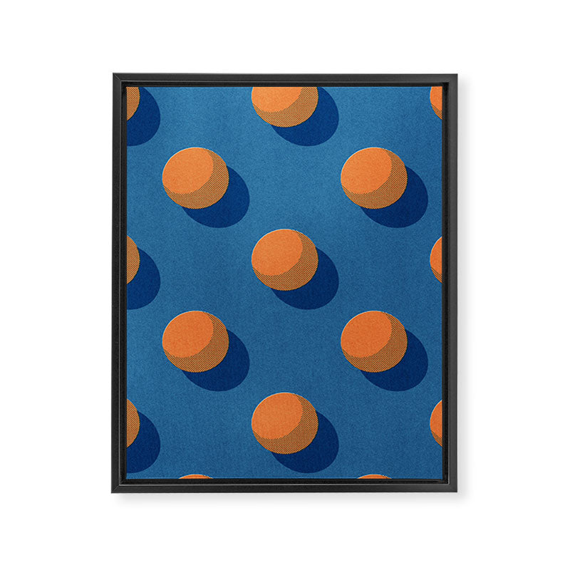 BALLS Table Tennis - pattern Framed Canvas Print Gallery Image 6