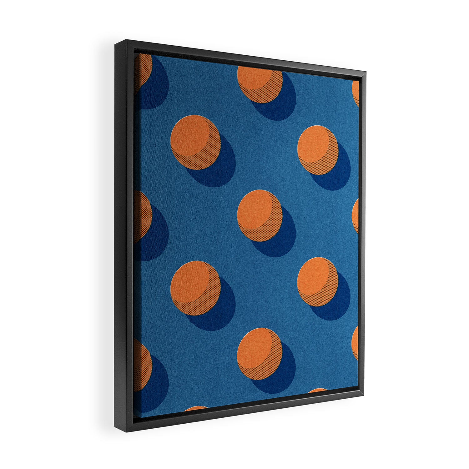 BALLS Table Tennis - pattern Framed Canvas Print Gallery Image 2