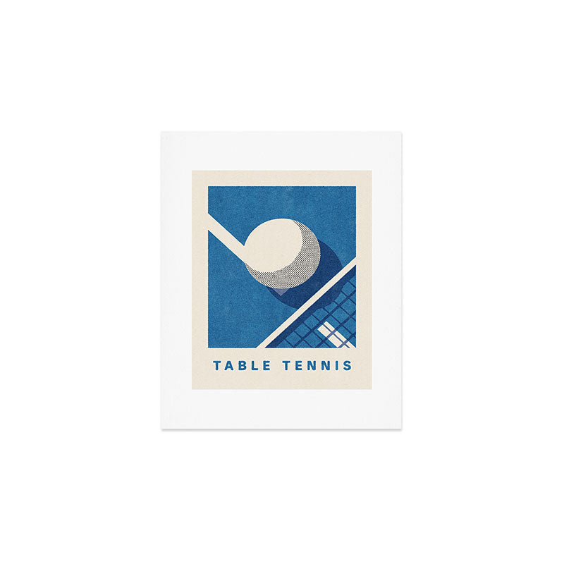 BALLS - Table Tennis - Summer Games Art Print Gallery Image 1