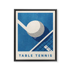 BALLS - Table Tennis - Summer Games Framed Canvas Print Gallery Image 6